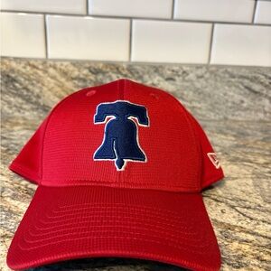 New Era Phillies Blue and Red Baseball Cap with Liberty Bell Logo